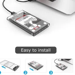 OG X NEXSA 2. 5 inch Transparent USB3. 0 Hard Drive Enclosure 2.5 inch Hard Drive Enclosure image 5