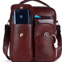 stanford Men Brown Messenger Bag image 1