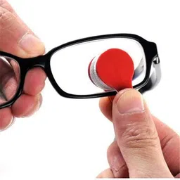 Kevim Microfiber Portable Eyeglass Spectacles Sunglass Lens Cleaner Brush Clip Lens Cleaner image 4