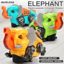 de&co Mechanical Elephant Robot Toy with Lights, Music & Automatic Movement image 5