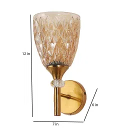 Antique Gold Iron Wall Light by Eliante by Jainsons Lights image 4