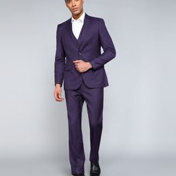 raymond Men SB 2BTN NOTCH LPL SUIT-3PCS CNTP FIT Self Design Suit-picture-48