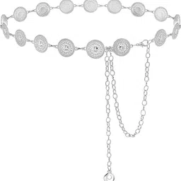 maycreate Women Casual Silver Metal Belt-picture-16