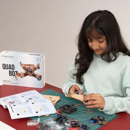 kintaro Quad Bot DIY Walker STEM Robotic Toy Gift Kit for kids 12-16 image 5