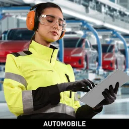 mallcom P35NBA Grey Polyester 15 Gauge Smooth Finish Seamless Liner Coated with Black Safety Gloves (Pack of 12) Polyester Safety Gloves image 3