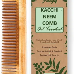 faigy Kacchi Neem Wooden Comb, Hair Growth, Hairfall, Dandruff Control, Frizz Control-picture-27