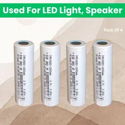 sacro Rechargeable 1800Mah Lithium-Ion For Light Speaker Pack of 4Q496 Battery-picture-28