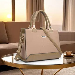 Khaki Women Hand-held Bag For women and Girls-image-23