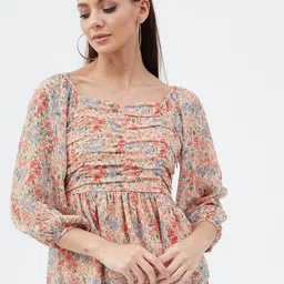 harpa Casual Regular Sleeves Printed Women Pink Top-picture-19