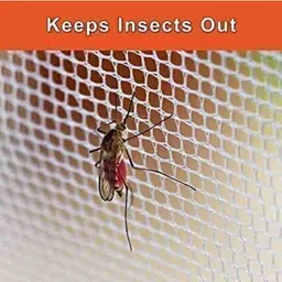 simran Double bed size Special soft mosquito net machchardani (6x7 ft) HDPE - High Density Poly Ethylene Washable Adults Mosquito Net image 5