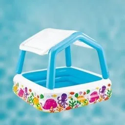 littlebloom Inflatable swimming pool With Free Pump4174 Inflatable Swimming Safety Tube image 5