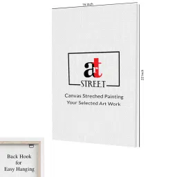 art street Multicolour Engineered Wood Art Print image 2