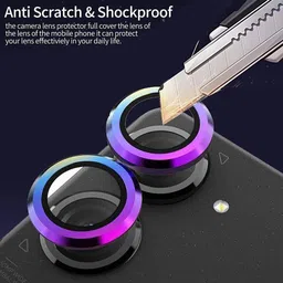 ITIANS Back Camera Lens Ring Guard Protector for Xiaomi Redmi Note 14 , Rainbow Camera Ring For Redmi Note 14, Easy Installation image 5