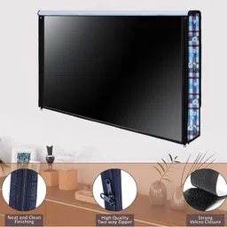 Vocal Store 32 Inch dust proof and water proof TV cover, led cover monitor PVC for 32 inch Computer Monitor, TV, LCD, LED - DUJ24LED32Inch image 5