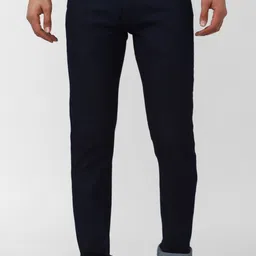 peter england Men Slim Mid Rise Black Jeans-picture-27