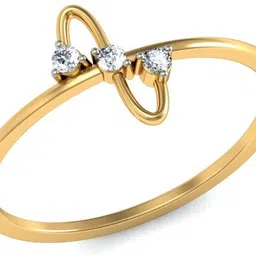 avsar AVR500YB 14kt Cubic Zirconia Yellow Gold ring image 4