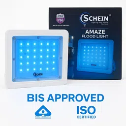 schein 30W Flood Light BIS Approved R-97001929 | Blue Bright LED | Garden | Party | Cool Ambience | Disco | Children Room | Festival | Waterproof Outdoor Lamp (Pack of 1) Flood Light Outdoor Lamp image 4
