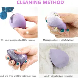 feelhigh 2 Makeup Sponge Holder Set Beauty Blender Sponge & Organizer Kit For Women image 4