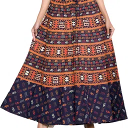 samjhi Women Flared Multicolor Pure Cotton Trousers-picture-12
