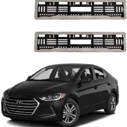 Chrome Number Plate Frames Registration Plate Holder For Hyundai Elentra Car Number Plate-image-93
