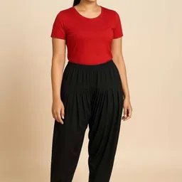 sk fashions Cotton Solid Patiala image 4