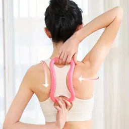 Yoga Circle Stretch Ring Fascia Massage Workout Pilates Fitness Home Gym Pilates Ring-image-2