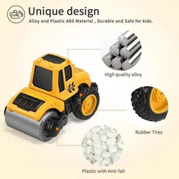 dezicon Engineering Toy Set 6 Truck Crane Excavator-DZE125 image 3