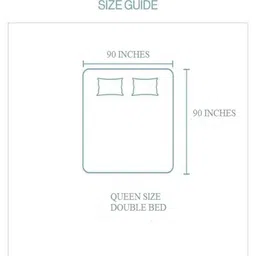 inside styles Paradise Striped Red Digital Printed 110 TC 100% Cotton Double Bedsheet with 2 Pillow Covers image 4