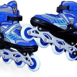 jeel Adjustable Inline Skates Roller Blades for Girls and Boys Size 6-9 UK In-line Skates - Size 6-9 UK image 2