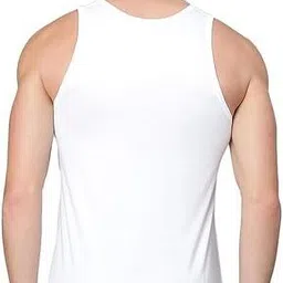 likecollection Pack of 3 MEN'S COTTON VEST PACK OF 3 | SOFT ROUND NECK INNERWEAR SANDO Men Vest image 2