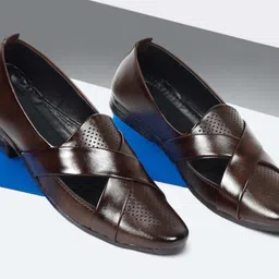 Slip-On Style: Easy to wear with a snug fit, perfect for quick on-the-go use. Mojaris For Men-image-53