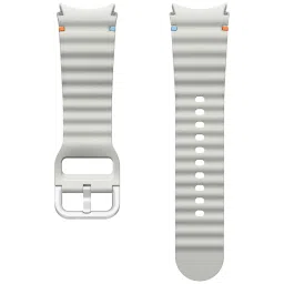 SAMSUNG ET-SNL30SSEGIN HNBR Sport Band for Galaxy Watch7 (S/M) (Breathable Design, Silver) image 2