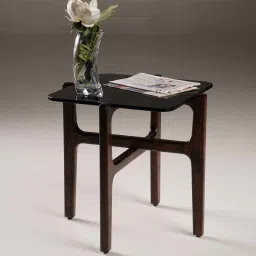 durian Payton Side Table Side Table In Brown Finish image 2