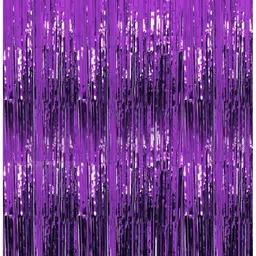 r g accessories Purple Balloons, Happy Birthday Cursive Banner Decoration Kit (Pack Of 65) image 4