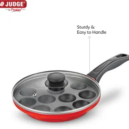 judge by TTK Prestige Non-Stick Paniarakkal with Lid 1.5 L capacity 24 cm diameter image 5