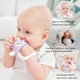 mom's aura Baby Teething Toys for 0-6 Months Teether image 5