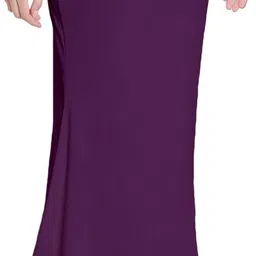 Chandan Tex Fab CTF-P-Dark Purple Lycra Blend Petticoat image 4