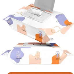 Baby water wet wipes 80/Pack of 2 With Lid Wipe Warmer-image-9