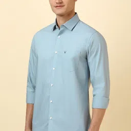 allen solly Men Slim Fit Solid Casual Shirt image 3