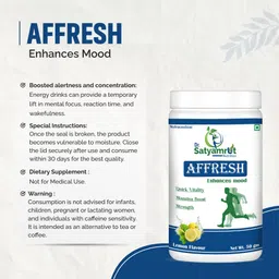 dr.satyamrut Affresh Lemon Flavour - Natural Detox Freshness Taste The Shine and Better Feel Energy Bars image 4