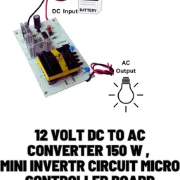 techsupreme 12 volt DC to AC Converter 150 W mini invertr circuit Micro Controller Board A1 Electronic Components Electronic Hobby Kit-picture-10
