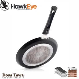 hawkeye Induction Non-Stick Dosa Tawa | Flat Base for Crispy Dosa Roti Paratha & Cheela Tawa 26 cm diameter image 3