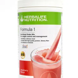 Formula 1 Nutritional Shake Mix - Strawberry Flavor For Weight Loss Plant-Based Protein-image-10
