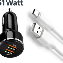 uniboss 51 W Qualcomm Certified Turbo Car Charger image 2