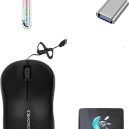 Mophonics Comfort Mouse, MousePad, C-OTG, Cable Protector (Set of 4). Combo Set image 1