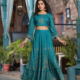 Printed Stitched Lehenga Choli-image-62