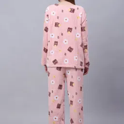 lugo Women Night Suit Set Multicolor Printed image 2