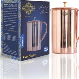 indianartvilla 1.5 L Copper Water Jug-picture-20