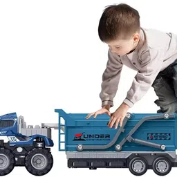 countrylink Die-Cast 1:43 Engineering Truck Friction-Powered Dumper PullBack Toy for Kids image 4