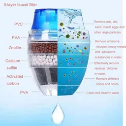 seaspirit Activated Carbon Faucet Water Filters Universal Interface Tap Mount Water Filter Tap Mount Water Filter image 5